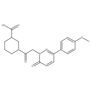 1-{[3-(4-methoxyphenyl)-6-oxopyridazin-1(6H)-yl]acetyl}piperidine-3-carboxylic acid Structure
