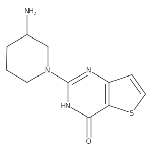 2-(3-aminopiperidin-1-yl)thieno[3,2-d]pyrimidin-4(3H)-one Structure