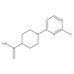 1-(2-Chloro-4-pyrimidinyl)-4-piperidinecarboxamide Structure
