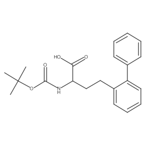 (S)-4-([1,1'-Biphenyl]-2-yl)-2-((tert-butoxycarbonyl)amino)butanoic acid Structure