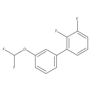 3'-(Difluoromethoxy)-2,3-difluoro-1,1'-biphenyl结构式