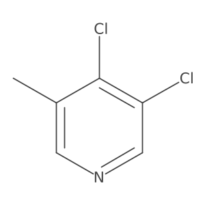 3,4-Dichloro-5-methylpyridine Structure