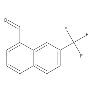 7-(Trifluoromethyl)-1-naphthaldehyde结构式