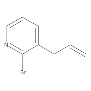 2-Bromo-3-prop-2-enylpyridine结构式