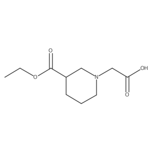 2-[3-(Ethoxycarbonyl)piperidin-1-yl]acetic acid Structure