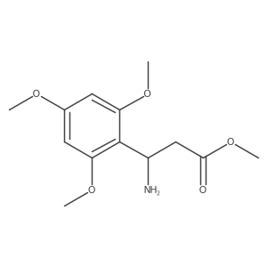 methyl (3S)-3-amino-3-(2,4,6-trimethoxyphenyl)propanoate Structure