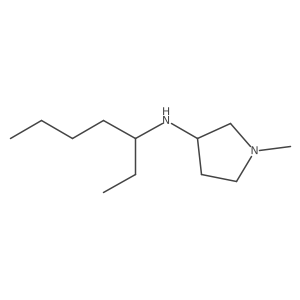 N-(Heptan-3-yl)-1-methylpyrrolidin-3-amine Structure