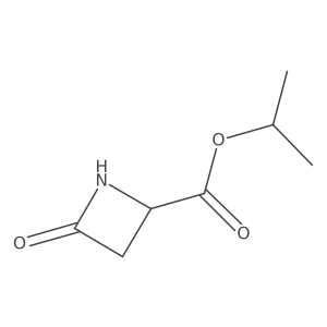 Isopropyl 4-oxo-2-azetidinecarboxylate结构式