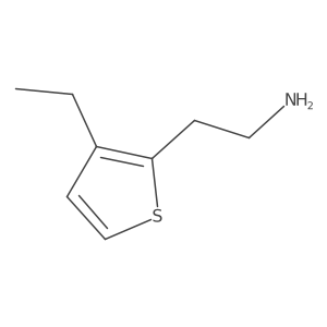 2-(3-Ethylthiophen-2-yl)ethan-1-amine Structure
