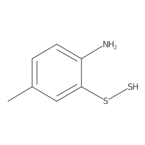 Benzenesulfenothioic acid, 2-amino-5-methyl- Structure