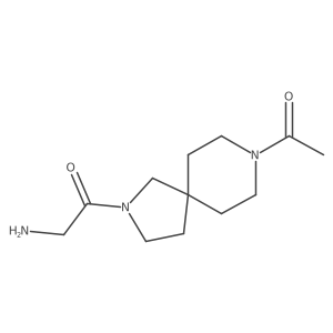 1-(8-Acetyl-2,8-diazaspiro[4.5]decan-2-yl)-2-aminoethanone结构式