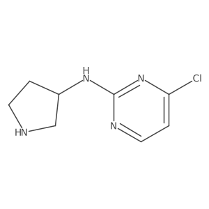 4-chloro-N-(pyrrolidin-3-yl)pyrimidin-2-amine Structure
