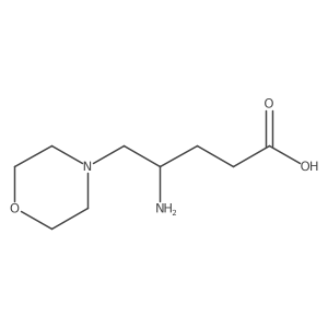 4-Amino-5-(morpholin-4-YL)pentanoic acid结构式