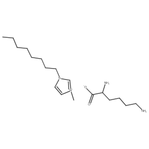 1-Methyl-3-octylimidazolium lysinate结构式
