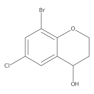 8-Bromo-6-chlorochroman-4-ol Structure