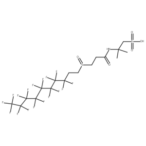 8:2 Fluorotelomer sulfoxide amido sulfonic acid Structure
