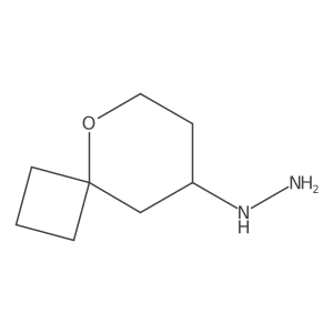 5-Oxaspiro[3.5]nonan-8-ylhydrazine结构式