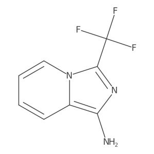 3-(Trifluoromethyl)imidazo[1,5-a]pyridin-1-amine结构式