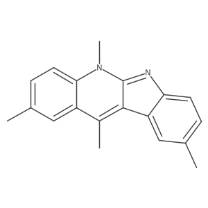 2,5,9,11-Tetramethyl-5H-quinindoline Structure