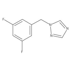 1-(3,5-difluorobenzyl)-1H-1,2,4-triazole Structure