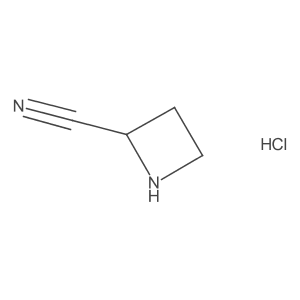 (2S)-Azetidine-2-carbonitrile hydrochloride结构式