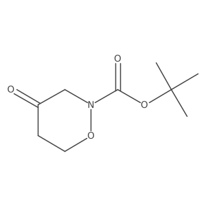 Tert-butyl 4-oxooxazinane-2-carboxylate结构式