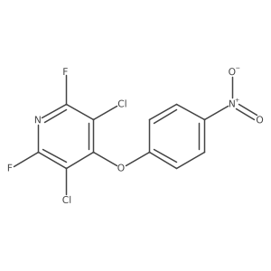 3,5-Dichloro-2,6-difluoro-4-(4-nitrophenoxy)pyridine Structure
