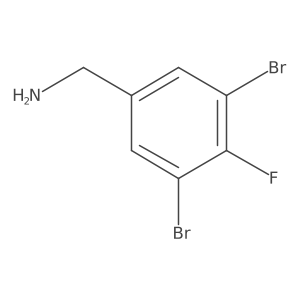 3,5-Dibromo-4-fluorobenzylamine结构式