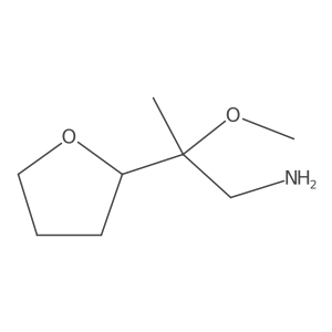 2-Methoxy-2-(oxolan-2-yl)propan-1-amine Structure