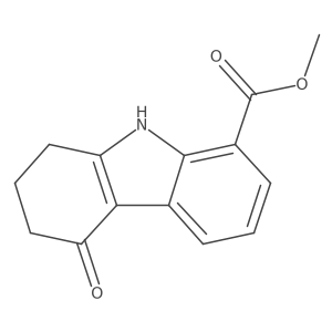 Methyl 2,3,4,9-tetrahydro-4-oxo-1H-carbazole-8-carboxylate Structure