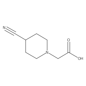 2-(4-Cyanopiperidin-1-yl)acetic acid Structure