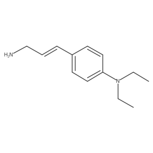 4-(3-aminoprop-1-en-1-yl)-N,N-diethylaniline Structure