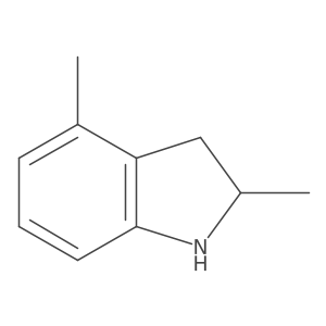 2,4-Dimethylindoline结构式