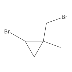 2-Bromo-1-(bromomethyl)-1-methylcyclopropane Structure