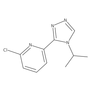 2-chloro-6-(4-isopropyl-4H-1,2,4-triazol-3-yl)pyridine结构式