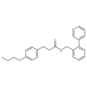 3-(4-propoxyphenyl)-N-{[3-(pyridin-3-yl)pyrazin-2-yl]methyl}propanamide结构式
