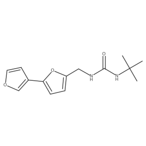 1-({[2,3'-Bifuran]-5-yl}methyl)-3-tert-butylurea结构式