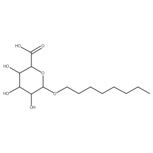 (2S,3S,4S,5R)-3,4,5-trihydroxy-6-octoxyoxane-2-carboxylic acid Structure