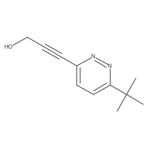 3-(6-Tert-butylpyridazin-3-yl)prop-2-yn-1-ol Structure