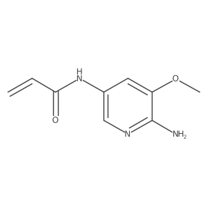 N-(6-amino-5-methoxypyridin-3-yl)prop-2-enamide Structure