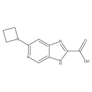 6-(azetidin-1-yl)-3H-imidazo[4,5-c]pyridine-2-carboxylic acid Structure