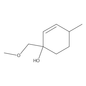 1-(Methoxymethyl)-4-methylcyclohex-2-en-1-ol结构式