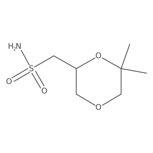 (6,6-Dimethyl-1,4-dioxan-2-yl)methanesulfonamide Structure