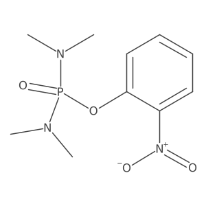 Phosphorodiamidic acid, tetramethyl-, 2-nitrophenyl ester结构式