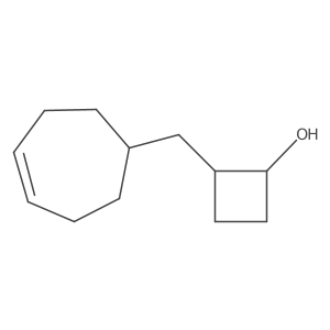 2-[(Cyclohept-4-en-1-yl)methyl]cyclobutan-1-ol Structure
