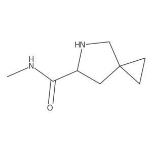 (6S)-N-methyl-5-azaspiro[2.4]heptane-6-carboxamide Structure