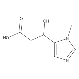 (3S)-3-hydroxy-3-(1-methyl-1H-imidazol-5-yl)propanoic acid Structure