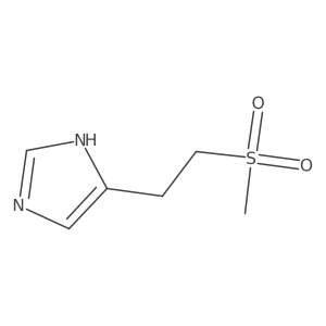 4-(2-methanesulfonylethyl)-1H-imidazole Structure