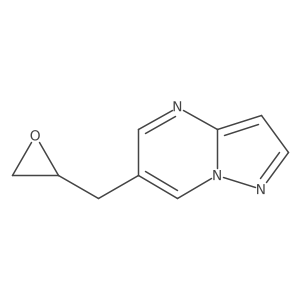 6-[(Oxiran-2-yl)methyl]pyrazolo[1,5-a]pyrimidine结构式