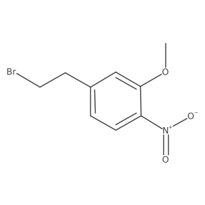 4-(2-Bromoethyl)-2-methoxy-1-nitrobenzene结构式